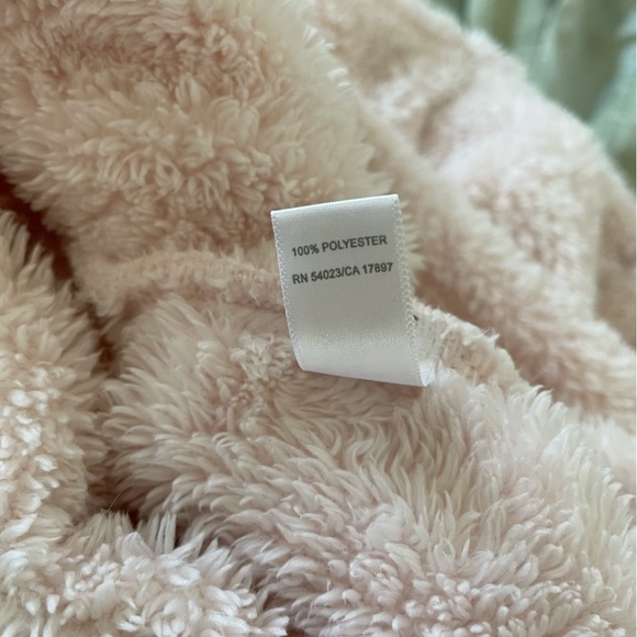 Old Navy long sleeve cowl neck soft fleece sweatshirt size XLarge- pale pink - Picture 7 of 7